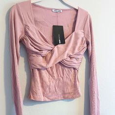 Blush Pink Long Sleeve Fashion Nova Top New With Tags Very Soft Comfortable Material Has A Bit Of Stretch Chic Mauve Tops For Day Out, Pink Longsleeve, Long Sleeve Fashion, Fashion Nova Tops, Sleeve Fashion, Pink Long Sleeve, Blush Pink, Fashion Nova, Long Sleeve Tees