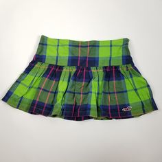 The Skirt Is New With Tags And Has No Issues Waist Laying Flat: 15.5" Length: 13.5" N25 Preppy Green Skort For Summer, Preppy Green Skirt For Spring, Casual Tennis Skirt For School, Casual Green Skirt, Preppy Stretch Cotton Bottoms, Green Mini Skirt For School In Summer, Green Mini Skirt For Summer School, Green Preppy Mini Skirt For Summer, Casual Mini Skirt For School