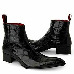 Handmade Leather Men High Ankle Boot sold by Unique Handmade Leather Shoes . Shop more products from Unique Handmade Leather Shoes on Storenvy, the home of independent small businesses all over the world. Jeffrey West, Jeffery West, Male Footwear, Quality Leather Boots, Michael Shannon, Pointed Boots, Gentleman Shoes, Custom Design Shoes, High Ankle Boots