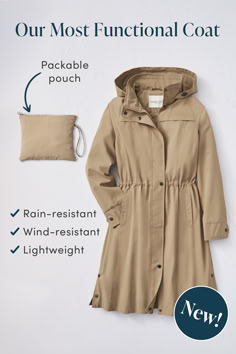 Our most-loved packable jacket now comes in a convenient longer length! With its weather-resistant design and packable nature, it’s the perfect addition to your spring wardrobe. Jacket Capsule Wardrobe, French Capsule Wardrobe, Packable Jacket, Classic Style Outfits, Travel Wardrobe, Travel Outfit, Get Dressed, Vest Jacket, Capsule Wardrobe