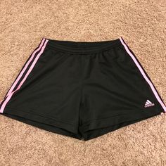 Brand New Pink & Black Adidas Shorts Adidas Shorts Women, Black Adidas Shorts, Adidas Jersey, Athletic Clothes, Shorts Adidas, Adidas Shorts, Pink Adidas, Athletic Outfits, Adidas Black