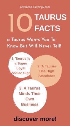 the 10 tauruss that you need to know about in your life and how they can