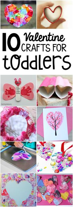 valentine crafts for toddlers to make