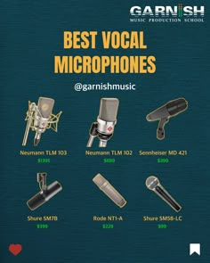 the best vocal microphones on garnishmusic are now available for purchase