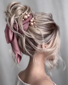 Hair Updo, Great Hair, Length Hair, Hair Hairstyles, Hair Dos, Scarf Hairstyles, Hair Updos, Gorgeous Wedding