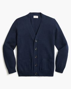 Factory: Boys' Cotton Cardigan Sweater For Boys Boys Knit Sweaters, Boys Cardigans, Belted Sweater, Additional Income, Boys Knits, Boys Sweatshirts, Boys Sweaters, Cotton Cardigan, J Crew Factory