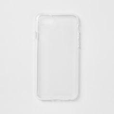 an iphone case sitting on top of a white surface