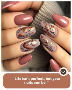 Fall Glitter Nail Designs, Unusual Nail Art, Fall Nail Designs 2024, Classy Fall Nail Designs, Autumn Nails Art, Classy Halloween Nails, November Nail, Nail Art Halloween, Fall Nail Ideas