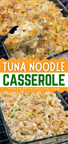 This easy casserole recipe for dinner using canned tuna is a classic! This tuna casserole is also an easy one-pan meal that's budget-friendly. Complete with veggies in a creamy, cheesy sauce, this is the BEST EVER Tuna Noodle Casserole! Egg Noodle Tuna Casserole Recipes, Tuna Noodle Casserole Cream Cheese, Tuna Noodle Casserole Corn Flakes, Tuna Casarole Recipes, Tuna Melt Casserole Recipe, Keto Tuna Noodle Casserole, Recipes Using Canned Tuna Fish, Tuna Casserole Without Noodles, One Pot Creamy Tuna Noodle Casserole