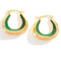 1 Inch Drop Earrings. Nothing Wrong With Them, I Just Missed The Return Window Enamel Sculpture, Enamel Jewellery, Xmas Wishlist, Enamel Earrings, Green Enamel, Enamel Jewelry, Metal Earrings, Dream Jewelry, White Enamel