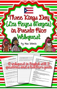 three kings day and four kings maggs in puerto rico's webquests