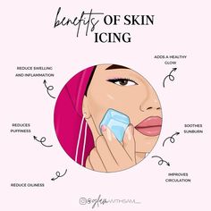 #usa #usatoday #united #skincare Good For Healthy Skin, Icing Face Benefits, Ice For Skin, Icing Face, Face Icing, Skin Icing, Improving Circulation, Ice Globes, Skin Facts