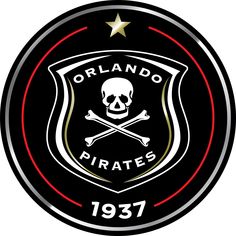 the logo for orlando pirates, an american football team that is currently on display