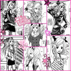 Hime Gyaru Art, Pink Gyaru Outfit, Manga Gyaru, Gyaru Manga, Gyaru Art, My Hime, Anime Eyes, Anime Figures