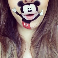 Lip Art Painting, Mouth Painting, Fantasy Make-up, Facial Pictures, Disney Makeup, Lip Paint, Lip Designs, Hair And Makeup Artist, Lip Art