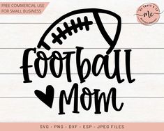 football mom svg cut file