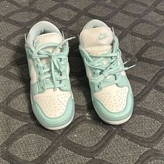 Brand New, Never Worn Size 9 1/2 Mint Green Casual High-top Lace-up Sneakers With Branded Heel, Casual Lace-up High-top Sneakers With Branded Heel, Dream Shoe, Nike Green, Shoes Brand, Dream Shoes, Nike Dunk, Nike Dunks, Shoe Brands