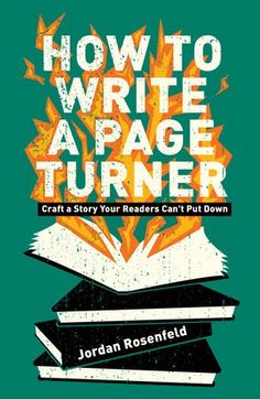 a book cover with the title how to write a page turner on top of two books