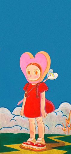 Arte Peculiar, Hippie Wallpaper, Funky Art, Aesthetic Iphone Wallpaper, Cute Cartoon Wallpapers, Pretty Art, Cartoon Wallpaper, Pretty Wallpapers, Aesthetic Art