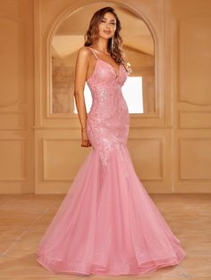 Product Code: LAWD8011 Embellishment: Sequin,Mesh Fabric: 100% Polyester Back Style: Zipper Up Fully Lined: Yes Built-in Bra: Yes Available Color: Pink Stretch: Moderate Fits true to size Imported Model Information: Height: 5' 2" Bust: 34'' Waist: 25“ Hips: 35” wearing US size Small Cami Dresses, Mermaid Dress, Only Fashion, Book Decor, Senior Year, Cami Dress, Simply Beautiful, Well Dressed, Sweet 16