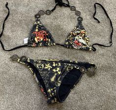 Fashion Swimsuit, 2000s Fashion Outfits, Cute Bikinis, Swaggy Outfits, Mode Inspo, Ed Hardy