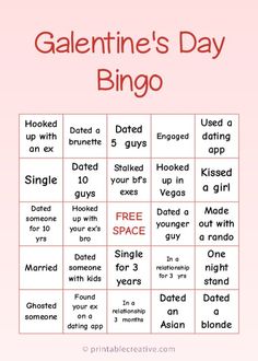 a valentine's day game with words and pictures