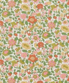 an image of a flowery pattern with many different colors and sizes on the surface