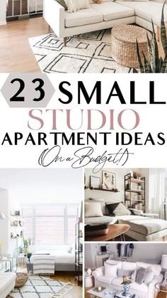 small studio apartment decorating ideas on a budget