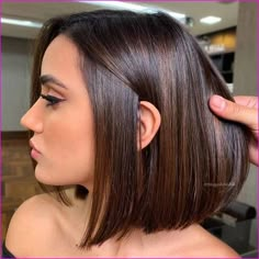 Rich Brown Hair Color, Hairstyles For Fall, Rich Brown Hair, Latest Short Hairstyles, Short Hairstyles For Thick Hair, Bob Hairstyles For Fine Hair, Winter Hair Color, Short Hairstyle, Wedding Hairstyles For Long Hair