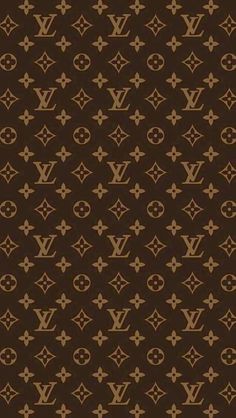 the louis vuitton wallpaper is brown and tan