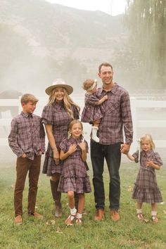 Get your little guy looking sharp with our Boys John Shirt in Virginia Plaid! Made with soft purple plaid fabric (100% cotton), this shirt features a v-shaped collar neckline and long fitted sleeves with button cuffs. Added bonus: it's got a convenient button up style with a handy breast pocket for all his little treasures. Perfect for family matching! Flannel Family Pictures Fall, Family Outfits For Pictures, Neutral Family Picture Outfits, Daughter Outfits, City Family, City Woman, Family Picture Outfits, Fitted Sleeves, Mommy Daughter