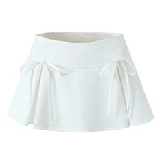 Balletcore Mini Skirt with Bow Low Rise Boxy Pleated Short Skirt Miniskirt Summer Y2K 90s Cute Summer Mini Skirt, Bow Tie Dress, Skirt Y2k, Summer Black, White Bow, White Skirt, Black Mini Skirt, Plaid Design, Vintage Clothes