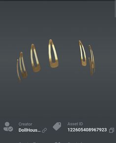 three different types of gold rings on a gray background with the text, create your own ring