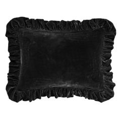 An elegant accent piece for any modern or traditional bedding. The Stella Ruffled Dutch Euro Pillow showcases the smooth, supple textures and lustrous gleam of faux silk velvet, accented with soft ruffled edges for a sophisticated and romantic finish. This velvet euro pillow comes in neutral and rich jewel tones to complement various styles and colors. Coordinate with other items in our Stella Collection-including bed sets, pillows, and shams-for an elegant traditional, Western or rustic bedroom Traditional Bedding, Ruffle Linen, Ruffle Pillow, Traditional Bed, Euro Pillow, Elegant Bedroom, Fern Green, Rustic Bedroom, Toss Pillows