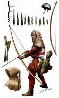 an image of a man with bow and arrow