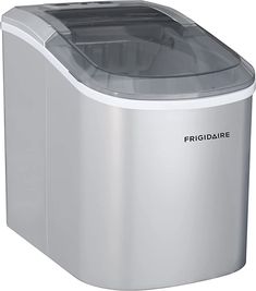 the frigidaire ice maker is on display