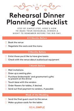 a printable dinner checklist with the words, rereasal dinner planning checklist