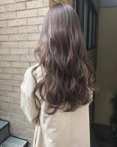 Korean Perm Long Hair, Wavy Hair Perm, Korean Perm, Long Hair Perm, Ulzzang Hair, Hair Perm, Haircuts For Medium Hair, Ombre Hair Color