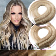 ad eBay - THICK 200g Tape In Glue 100% Remy Human Hair Extensions Weft FULL HEAD HIGHLIGHT - Buy Now, click the link (eBay) One Piece Hair, Full Head Highlights, Weft Hair Extensions, Remy Human Hair Extensions, 100 Remy Human Hair, Tape In Hair Extensions, Wigs Hair Extensions, Remy Human Hair, Human Hair Extensions