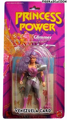 the princess of power figure is shown in its packaging