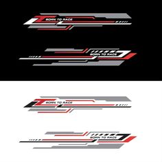 Vector sport racing stripes car stickers... | Premium Vector #Freepik #vector Logo Racing Design, Racing Logo Design Ideas, Racing Team Logo Design, Background Racing Vector, Car Racing Stripes Design, Car Sticker Ideas, Racing Stripes, Car Stickers, Car Design