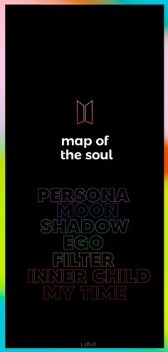 the cover for map of the soul's new album, personana shampov