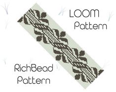 an image of a pattern with the words loom pattern