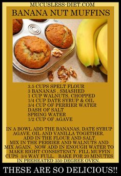 banana nut muffins are so delicious and easy to make