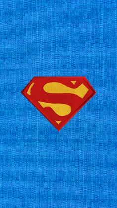 a superman symbol is shown on a blue background