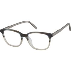 There's a reason these square glasses are considered a classic. The lightweight acetate style features a timeless shape slim temple arms and makes amazing glasses or sunglasses. For added comfort the look is fitted with spring hinges. Please note the actual pattern on eyeglasses may vary slightly from the one pictured. | Zenni Square Prescription Eyeglasses Pattern Plastic Zenni Optical, Square Glasses, Prescription Eyeglasses, Black Square, Eyeglasses Frames, One Pic, Square, Sunglasses, Black