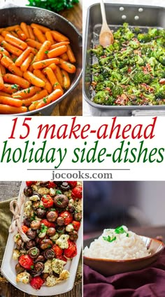 15 make - ahead holiday side - dishes