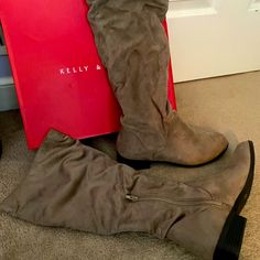 Dsw Brand Suede Boots. Brand New, Never Had These On. Super Soft! Pull On With Zipper Halfway Up The Inside. Neutral Tan Color. Brand New! Boots Mid Calf, Taupe Color, Shoes Brand, Tan Color, Suede Boots, Shoes Heels Boots, Shoe Brands, Mid Calf, Shoes Women Heels