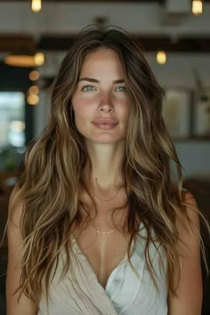 The Best Long Haircuts of 2024 Messy Haircuts For Long Hair, Long Hair Layers Fine Hair, Balayage Hair Long Layers, V Shaped Haircut With Layers Long Hair Side Bangs, Long Haircut Shaggy Layers, Beach Haircuts For Long Hair, Long Layered Haircuts Shag, Long Effortless Hair, Long Layered Beach Waves Haircuts