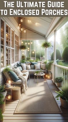 the ultimate guide to enclosed porches